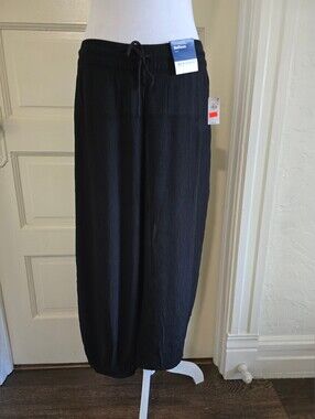 NEW Old Navy Black Drawstring Balloon Pants